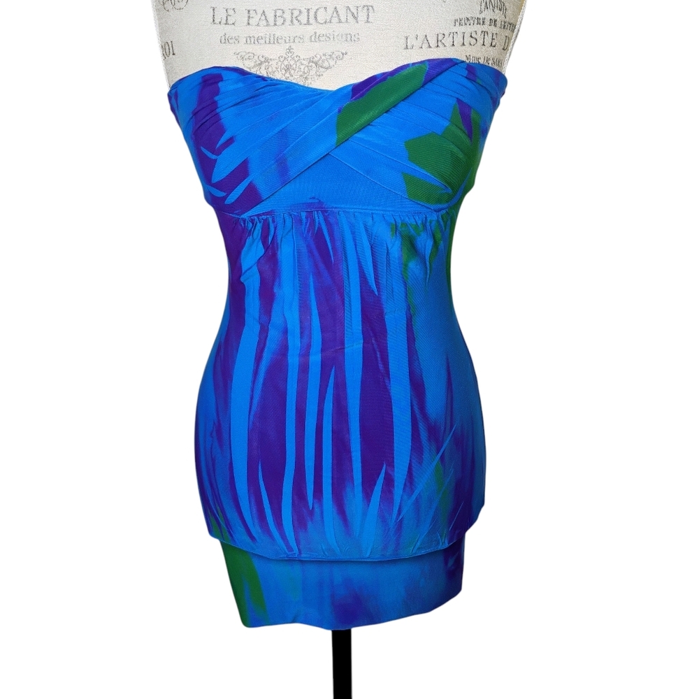 Wet Seal‎ Y2K Tube Top Womens Small Fairy Mermaid Blue Ethereal